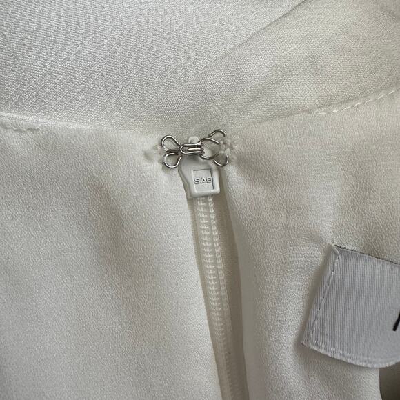 Misha Lotti Satin Jumpsuit Ivory - Picture 8 of 11